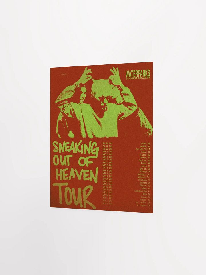 SOOH TOUR POSTER RED & GREEN product image (4)