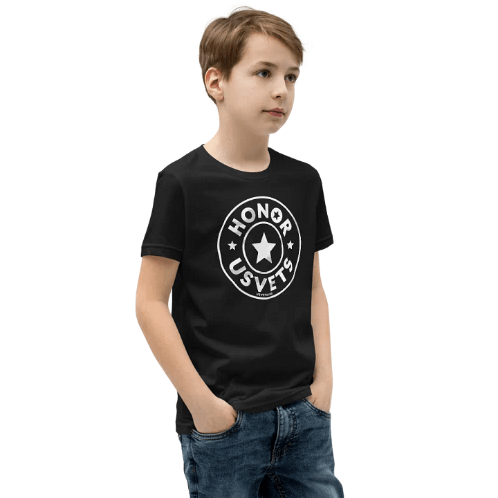 HONORUSVETS Star Youth T-shirt product image (2)