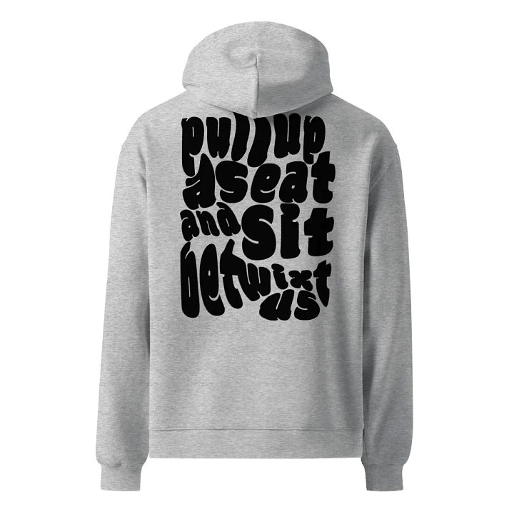 Betwixt Oversized Hoodie Back Graphic Black Text product image (2)
