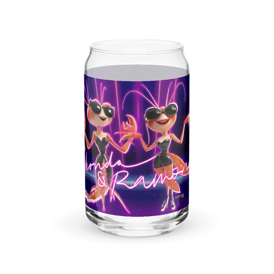 Rhonda & Ramona Beer Can Glass product image (1)