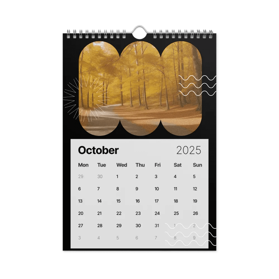 SEASONAL NATURE WALL CALENDAR 2025 product image (12)
