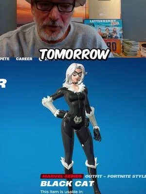 This new black cat skin is DEFINITELY in her pretty girl era!  #bushcampdad #fortnite #newitemshop #epicpartner #gaming 