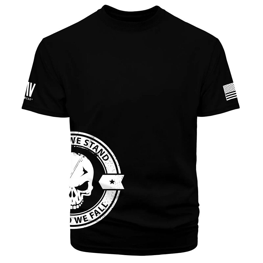 Mens American Flag United We Stand Military Tactical Short Sleeve T Shirt product image (3)
