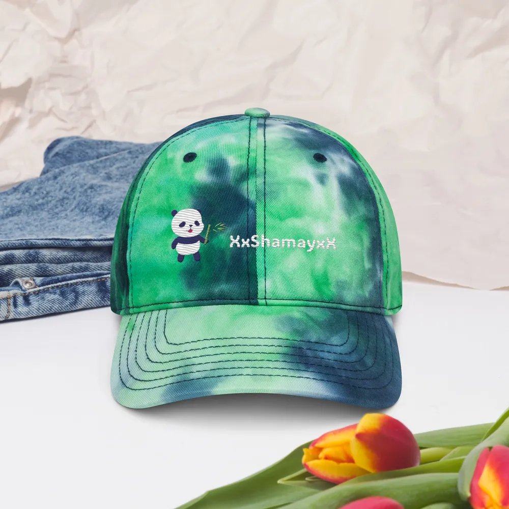 Groovy Panda Tie-Dye Hat product image (6)