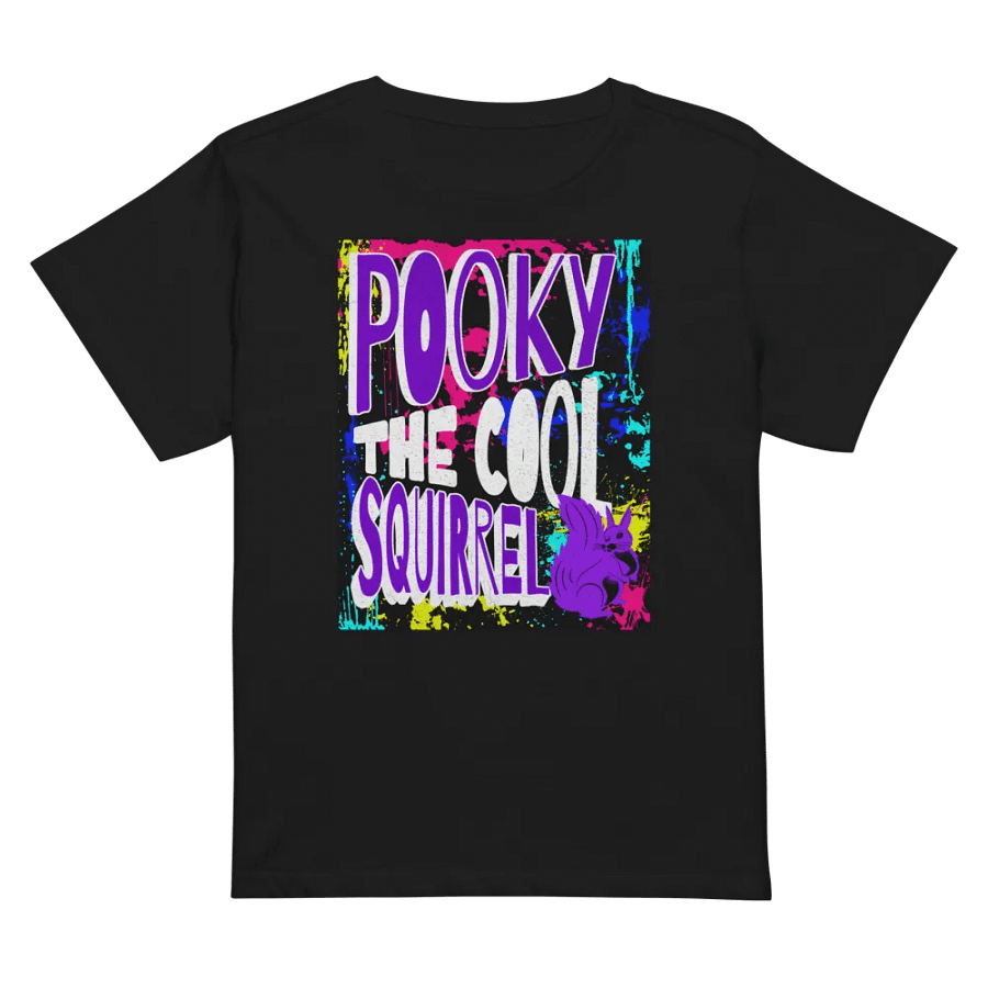 POOKY THE COOL SQUIRREL Women's High-Waisted Tee product image (2)