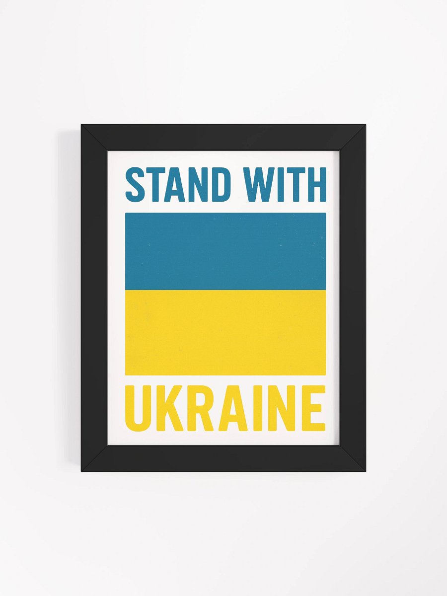 Unity in Art: Stand with Ukraine Framed Poster product image (24)