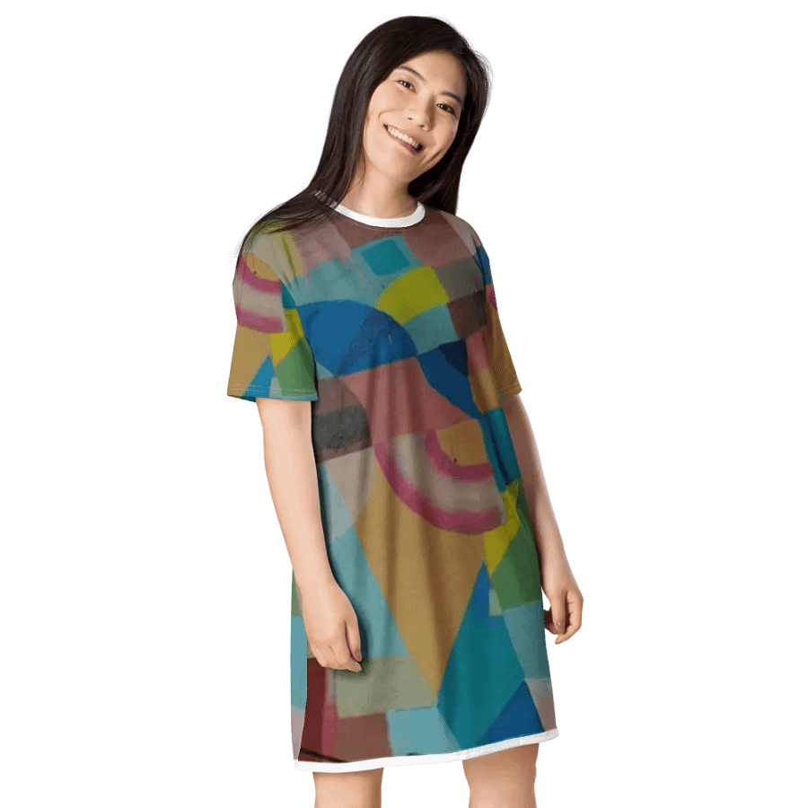 T-Shirt Dress Collage Colors product image (4)