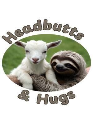 💖 New Design Alert! 💖 Meet the most adorable duo: a playful baby goat and a charming sloth! Our 