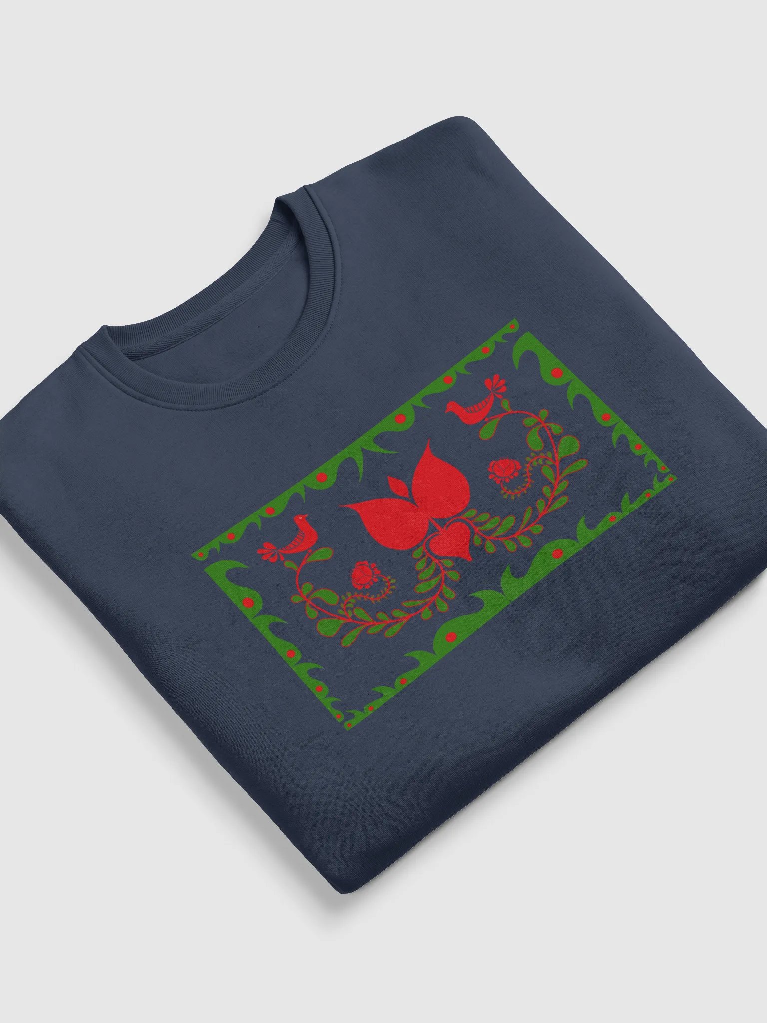 Deep Blues Hungarian Floral Harmony Eco Sweatshirt product image (5)