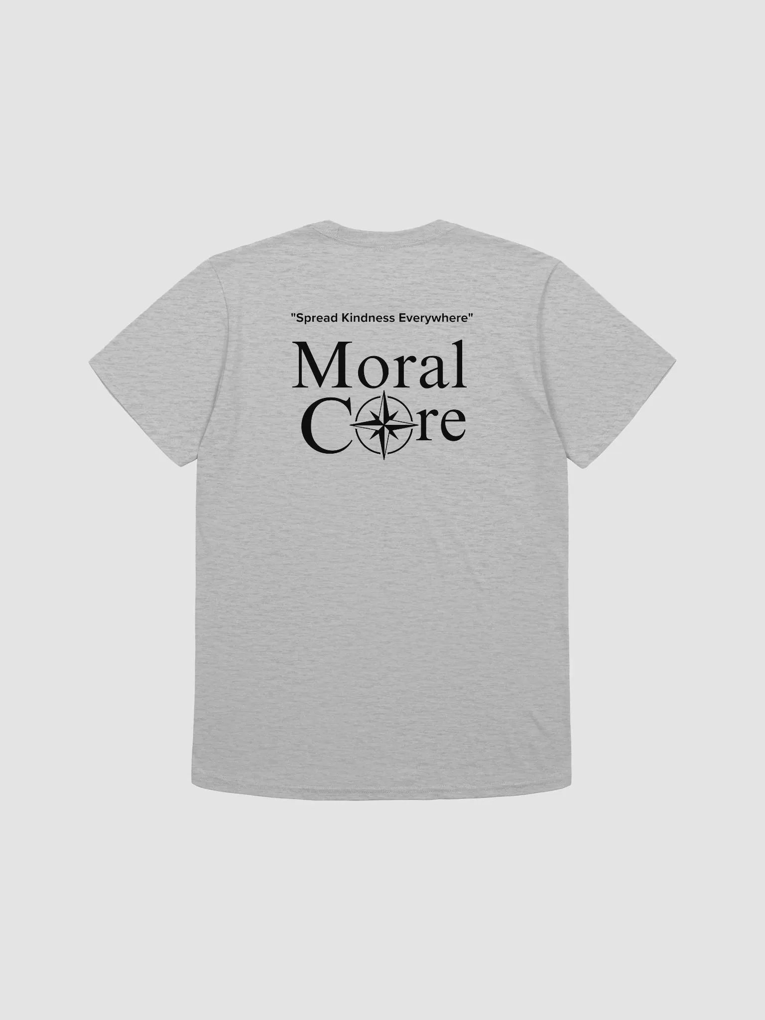 Morale Core T-shirt in black writing product image (2)