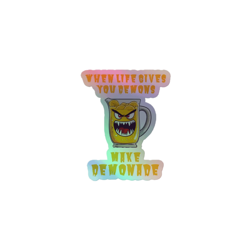 Make Demonade Holographic Sticker Sheet product image (1)