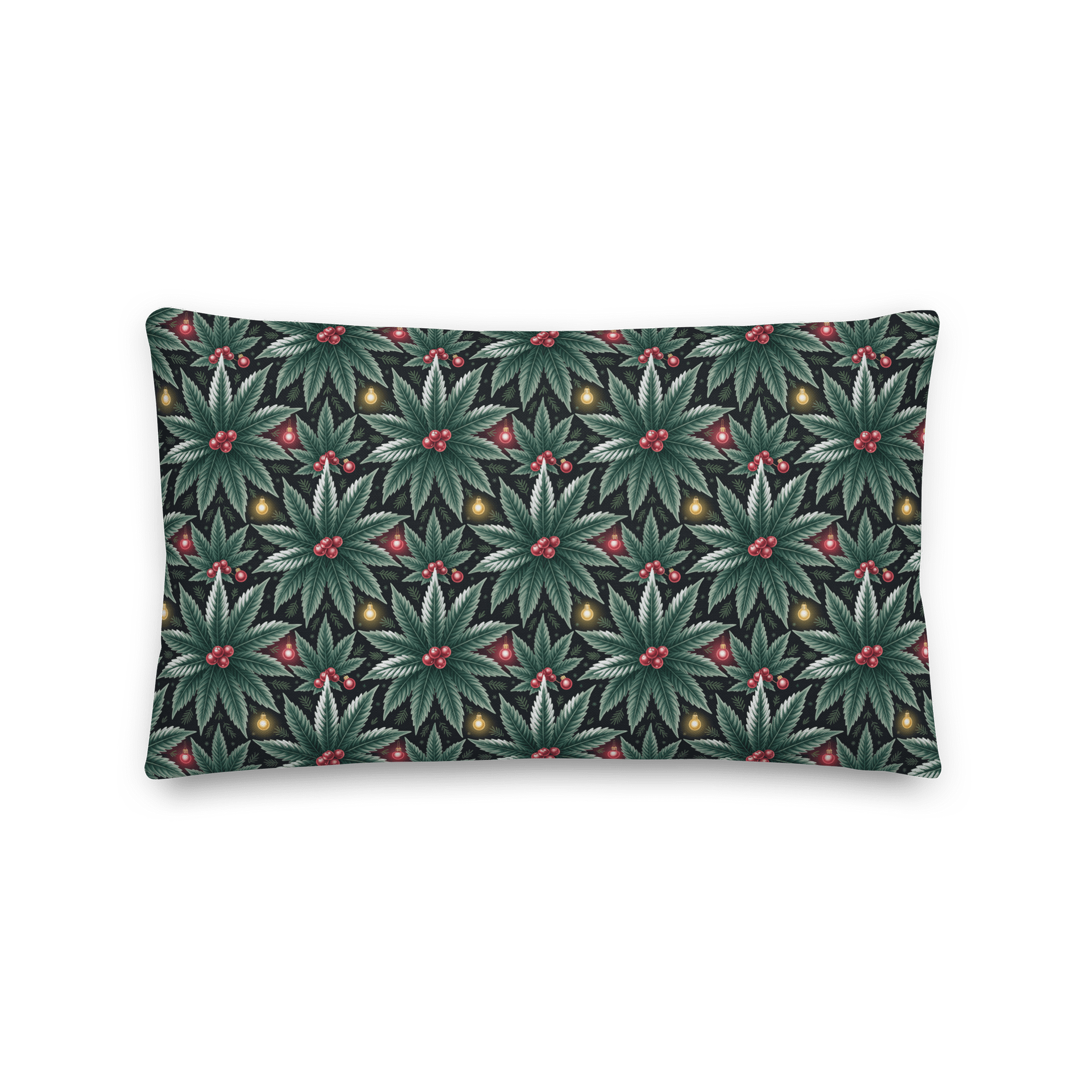 Cannabis - CannaGlow Holly - Design | Premium Throw Pillow product image (2)