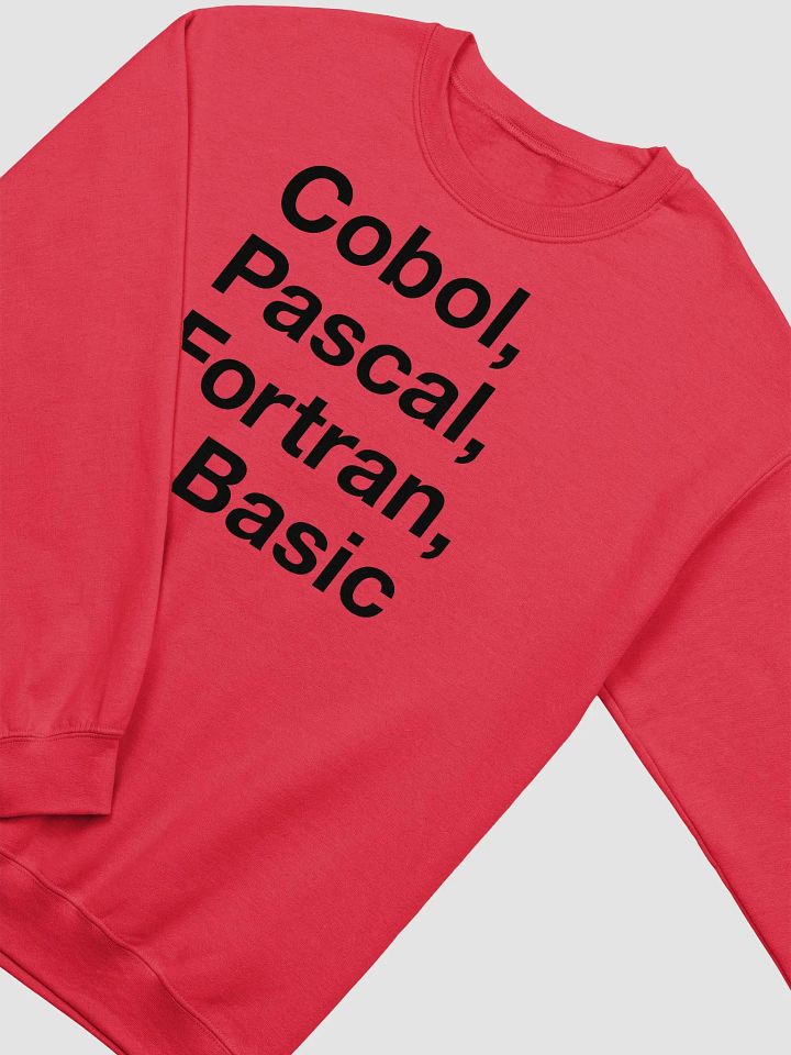 Cobol, Pascal, Fortran & Basic Programming Sweatshirt product image (2)