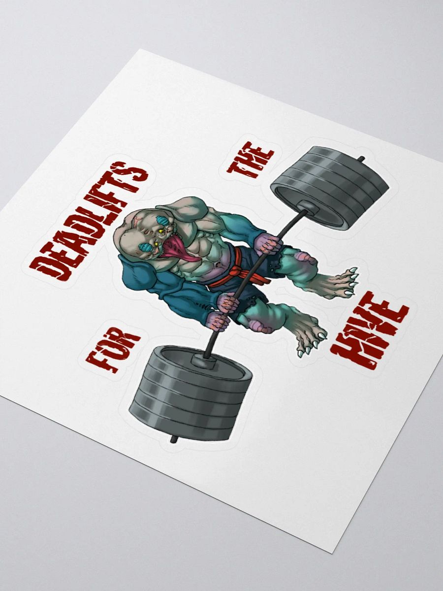 Deadlifts For The Hive - Sticker product image (3)