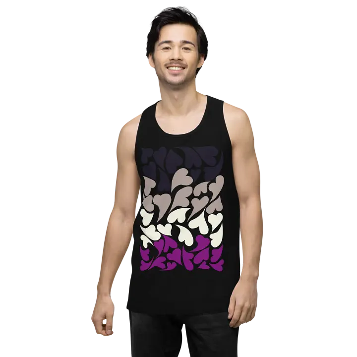 Nestled PRIDE Asexual Tank Top product image (5)