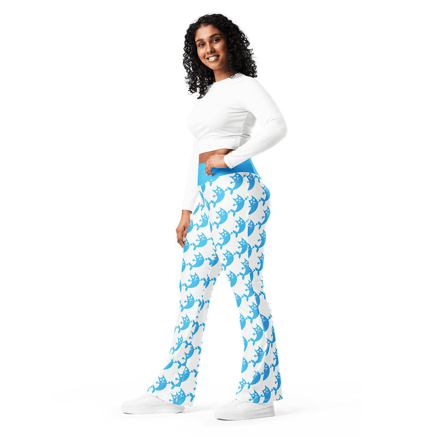 Mermaid Cat Flare Leggings product image (9)
