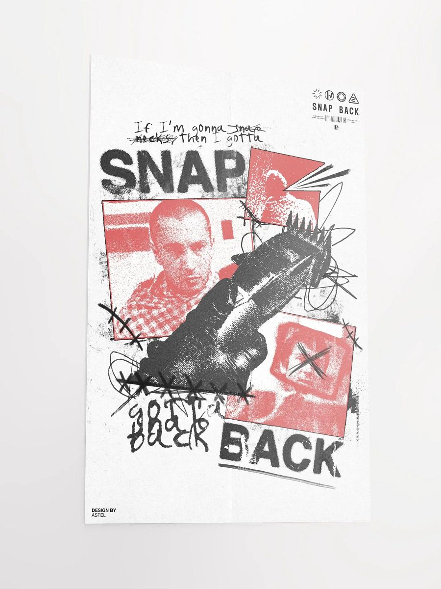 Twenty One Pilots - Snap Back Poster (RED VERSION) product image (3)