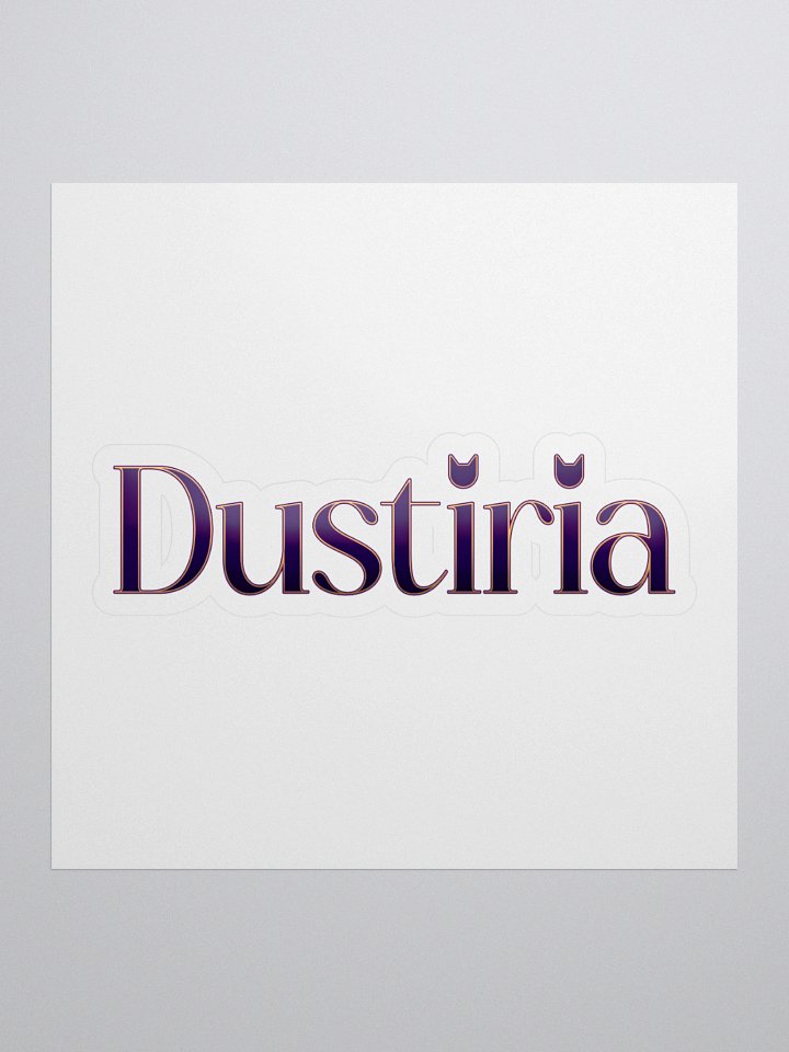 Dustiria Font sticker product image (1)