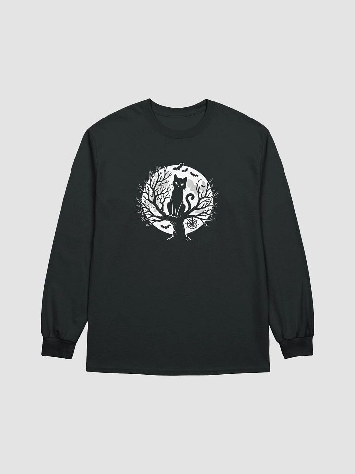 Halloween Cat in the Moonlight Long Sleeve product image (1)