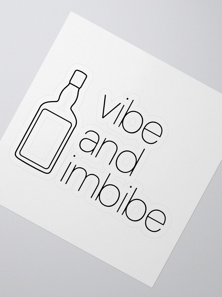 Vibe & Imbibe Sticker 2 product image (2)