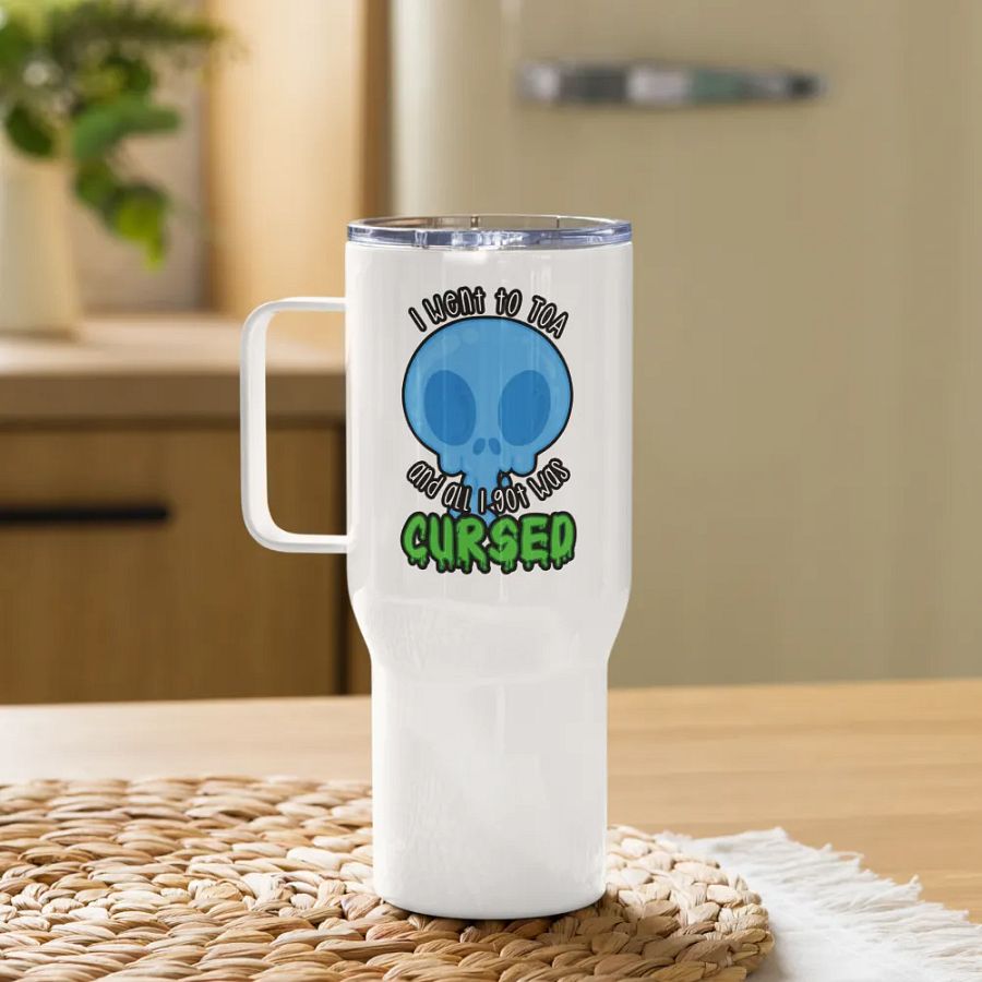 All I Got Was Cursed - Mage - Travel Mug w/Handle product image (10)