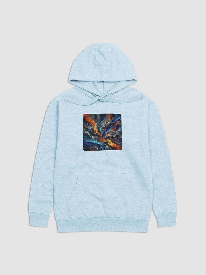 Ethereal Swirl Unisex Hoodie | AI Design abstract fluid product image (2)