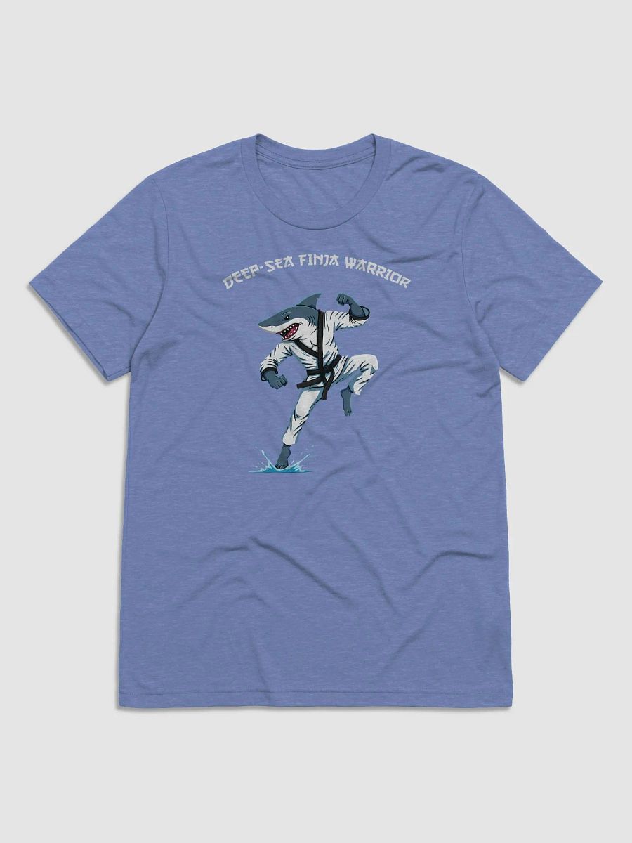Deep-Sea Finja Warrior – Funny Shark Karate T-Shirt product image (2)