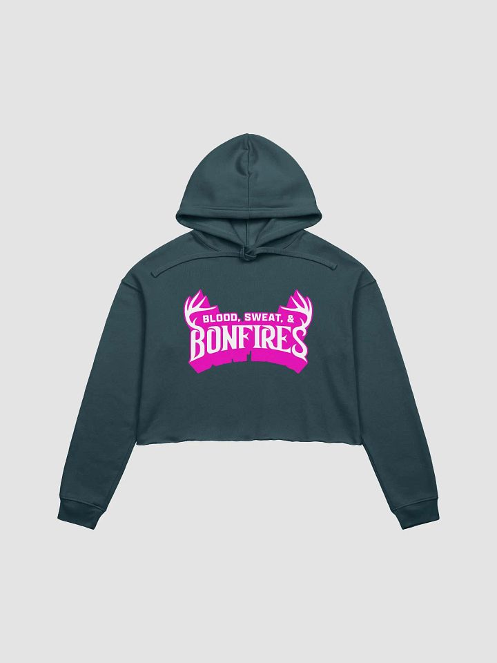 Crop Hoodie - Antler Pink Logo product image (1)
