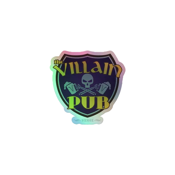 Villain Pub Holographic Sticker product image (1)