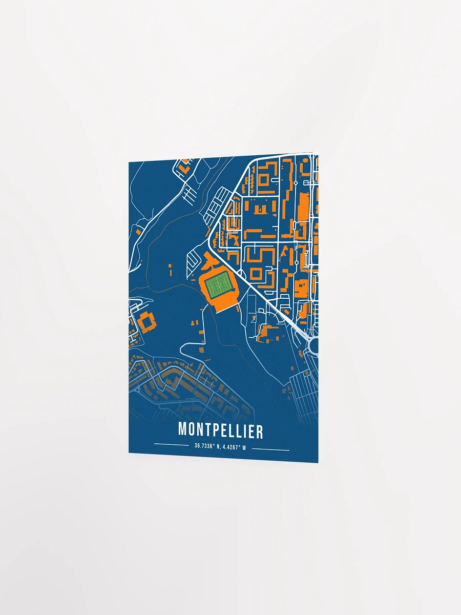 Stade de la Mosson Map Design Poster product image (8)