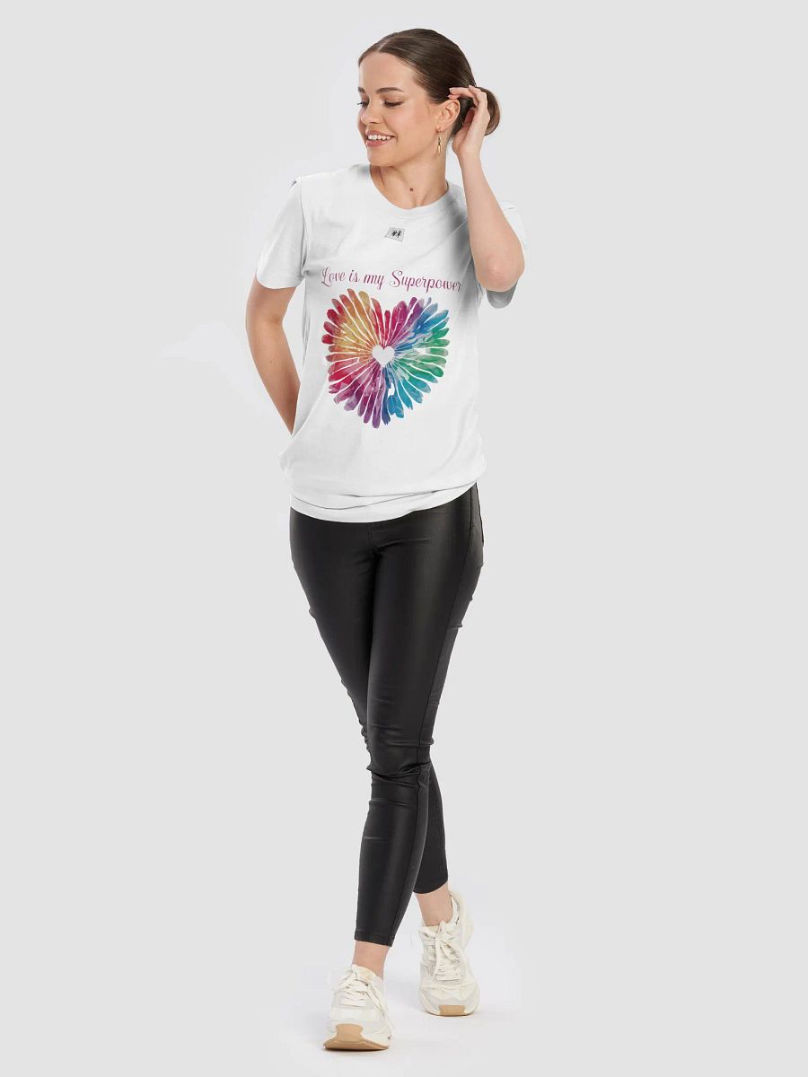 Love is My Superpower Heart Design Unisex T-Shirt product image (20)