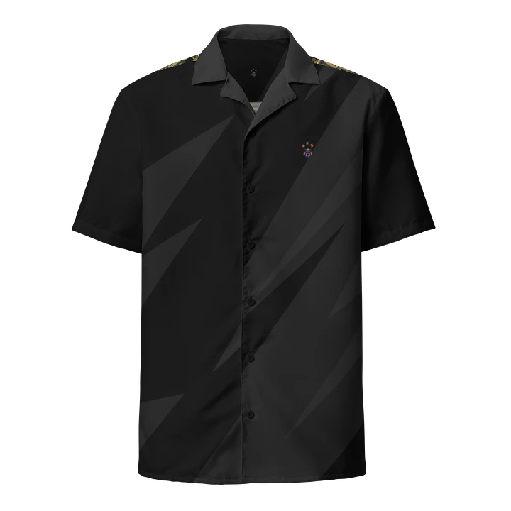 Black Blessed by God Designer Logo in Back Button-up Shirt product image (1)