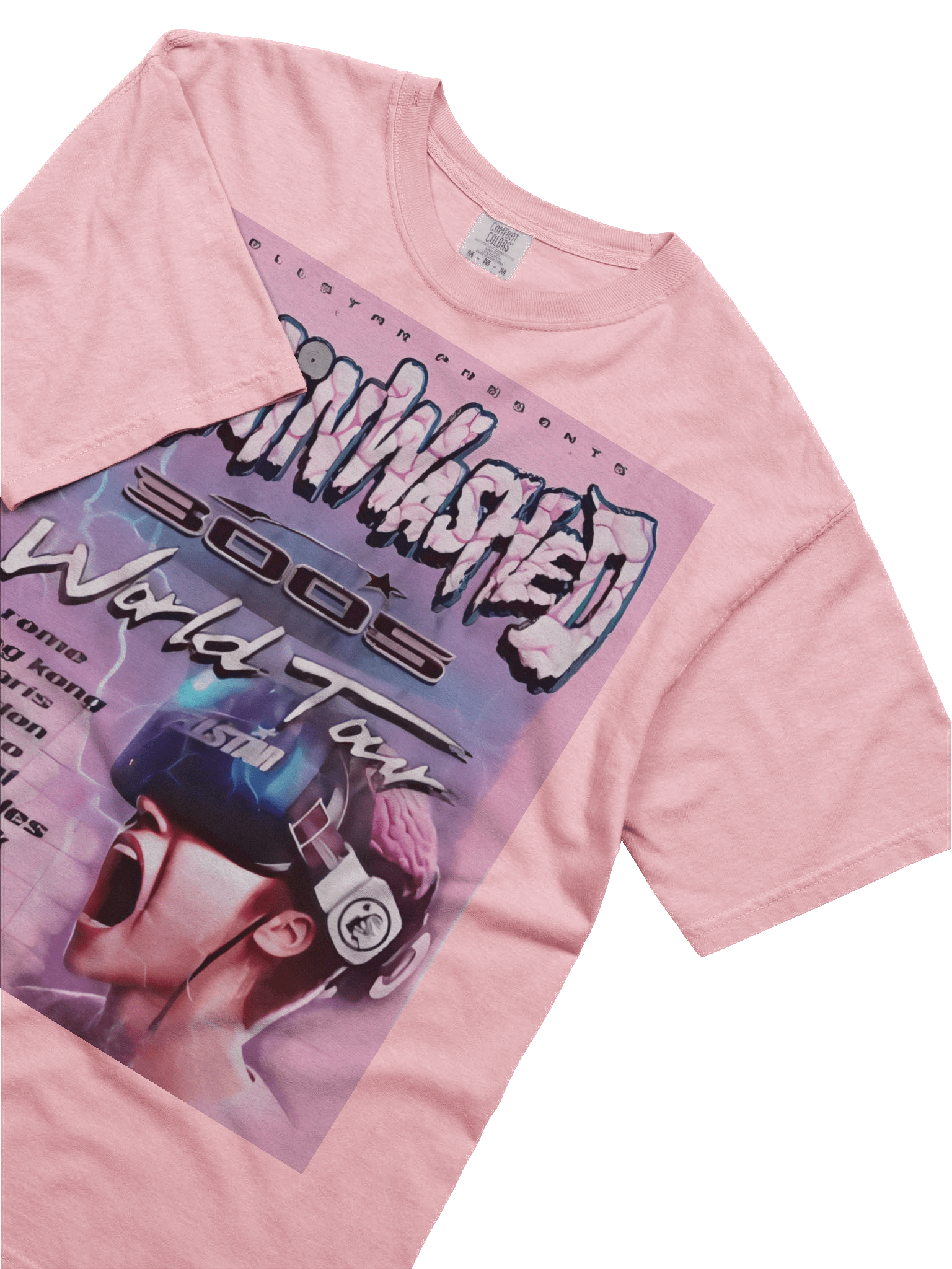 Hellstar Brainwashed World Tour T-Shirt Pink product image (2)