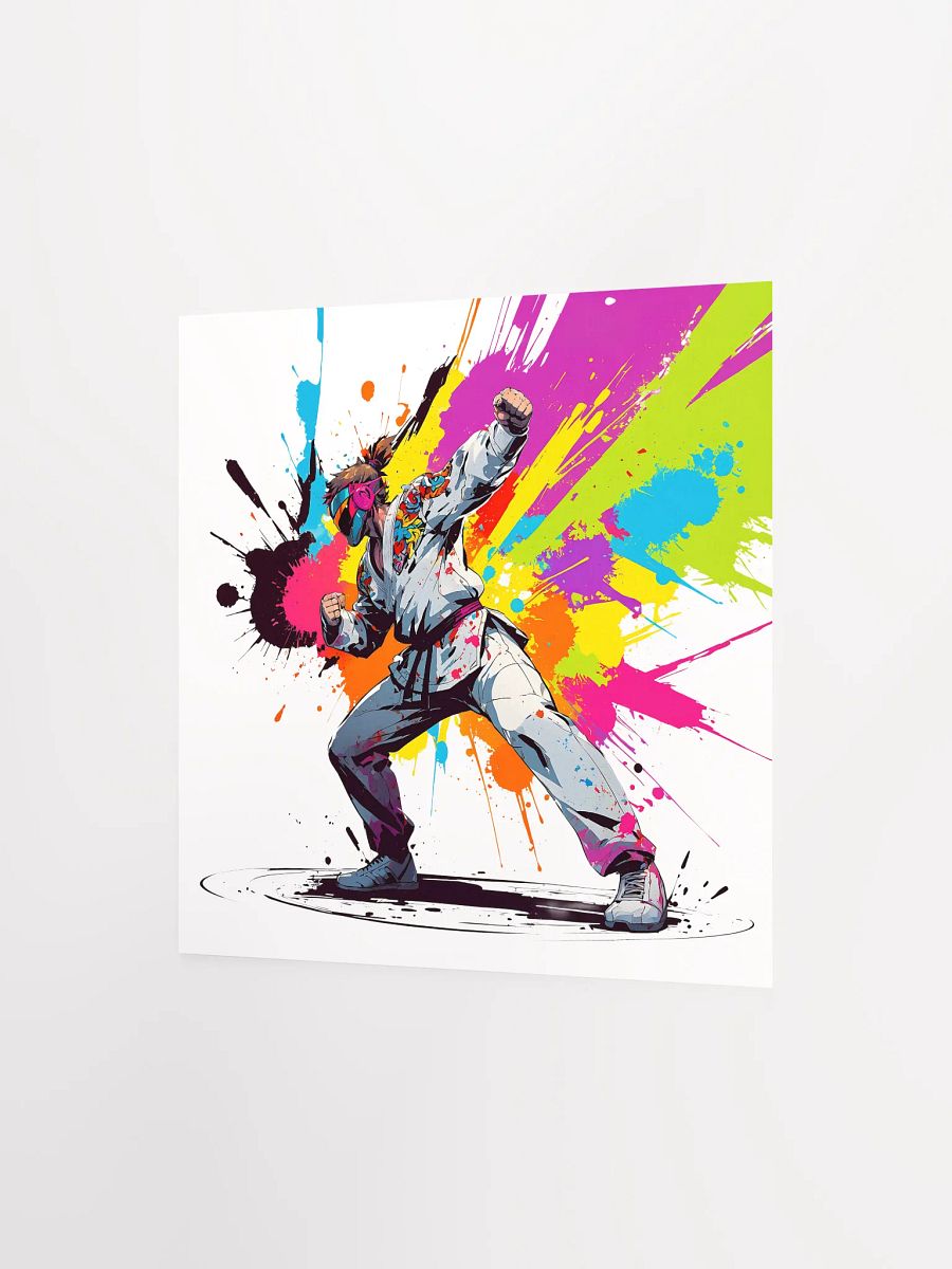 Enhanced Matte Paper Poster (in) ( D_0144_Color Kick Taekwondo Boy of the Streets ) product image (7)