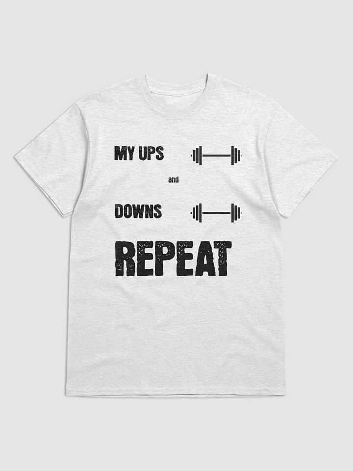 Ups and Downs Dumbbells Graphic Tee product image (7)