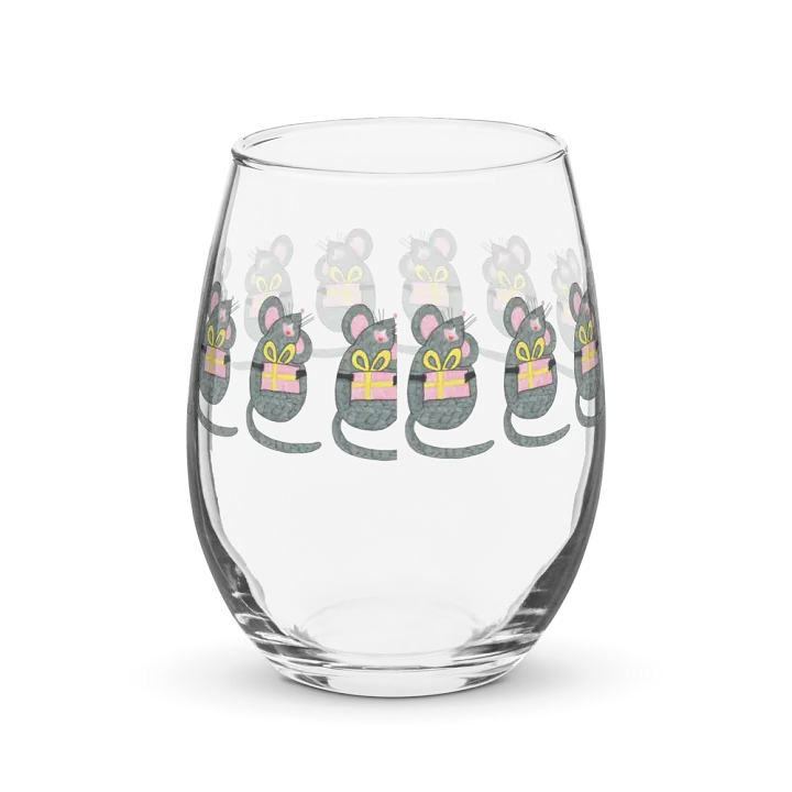 Present mouse Stemless Wine Glass product image (2)
