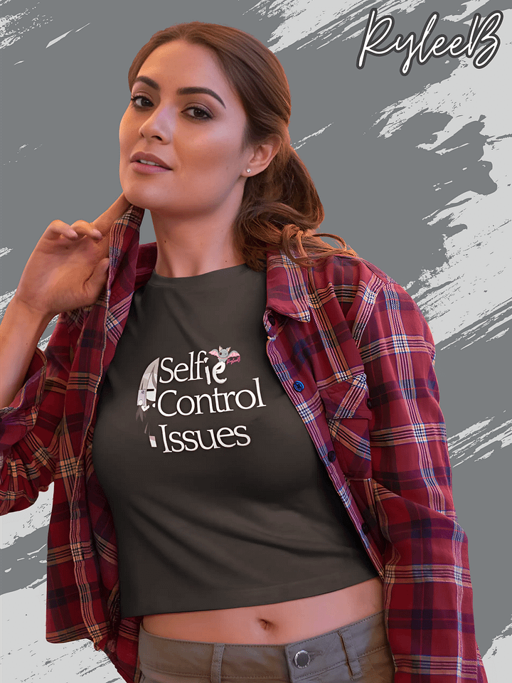 Selfie Crop Top - Self-control by RyleeB product image (2)
