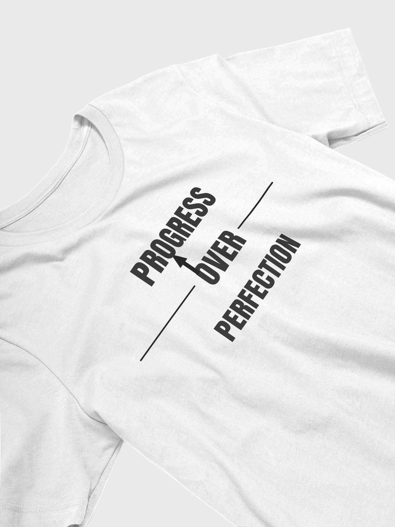 Progress Over Perfection Vertical Tee product image (3)