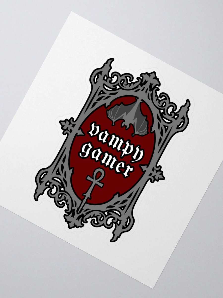 Vampy Gamer Gothic Sticker product image (2)