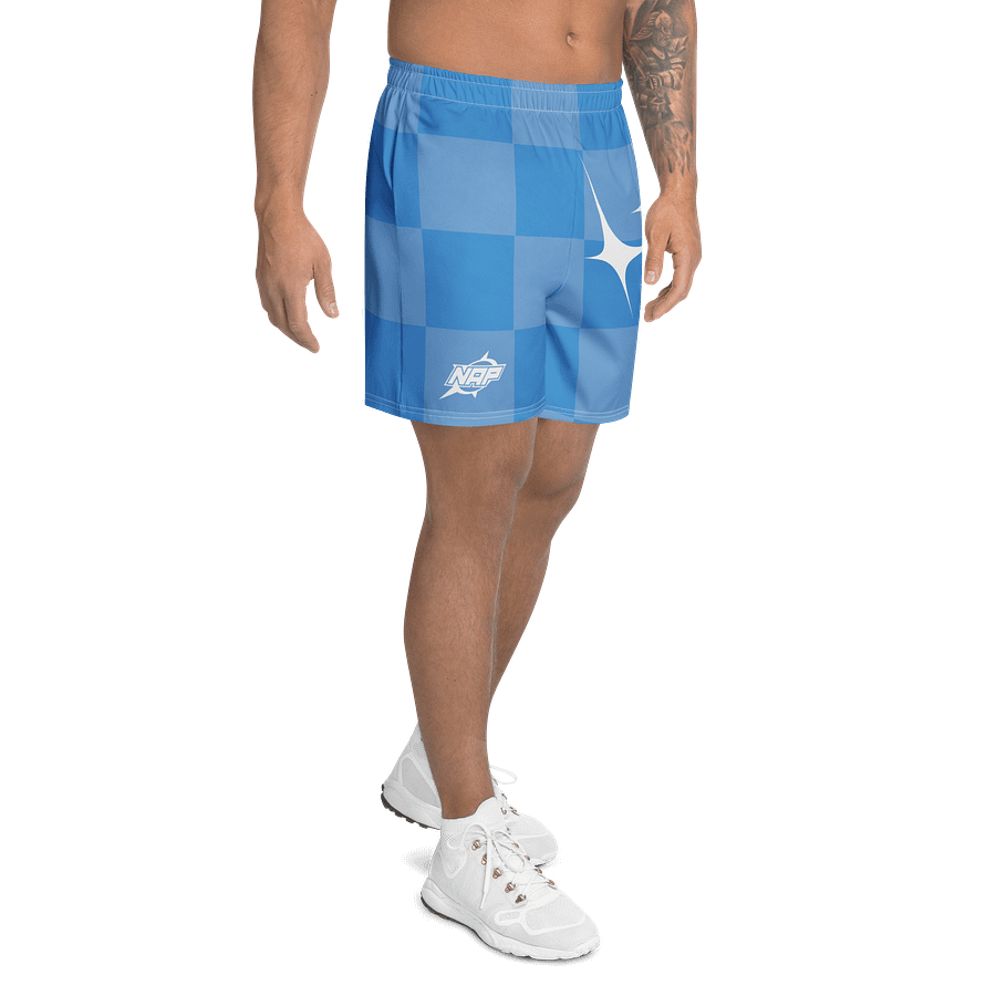 Checkered Athletic Shorts - Davis Blue product image (4)
