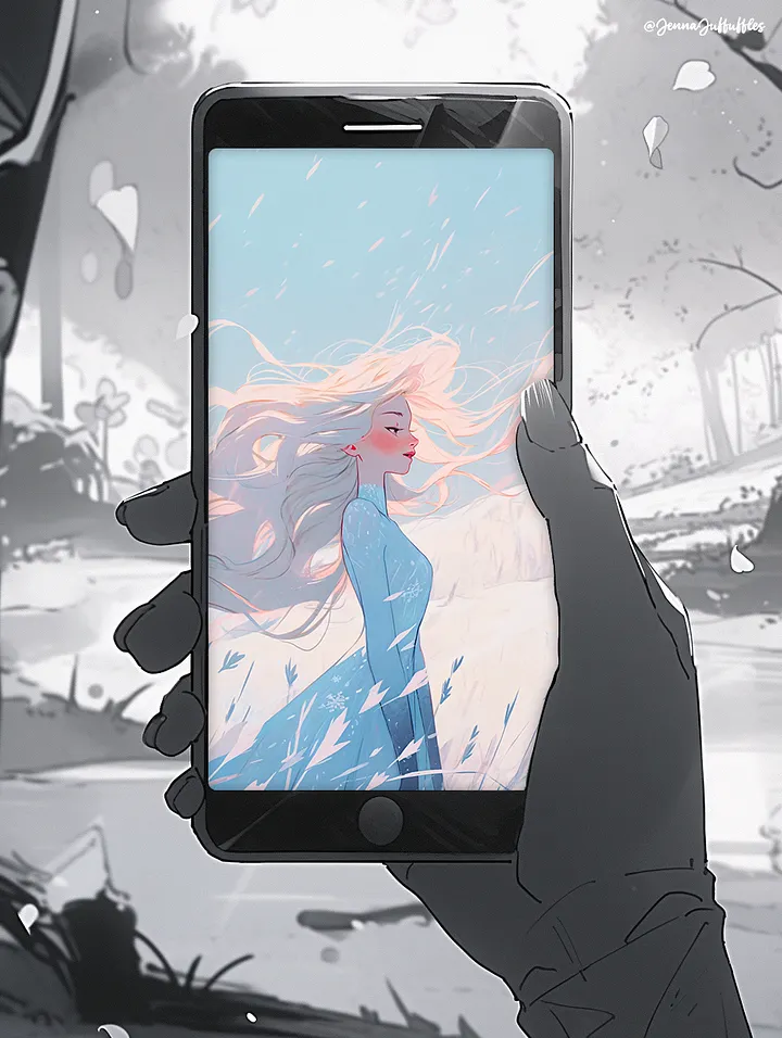 Balance | Glacier Phone Wallpaper product image (1)