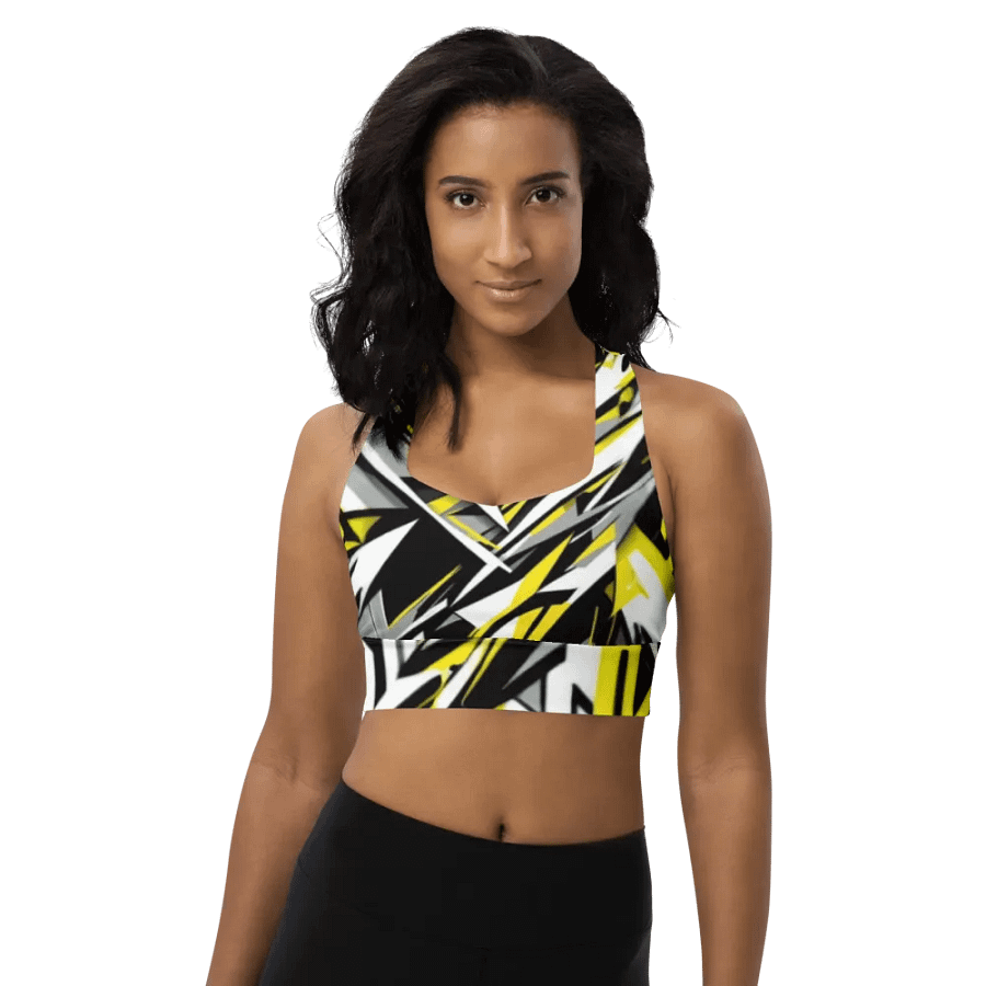 Energize Geometric Designed Sports Bra product image (6)