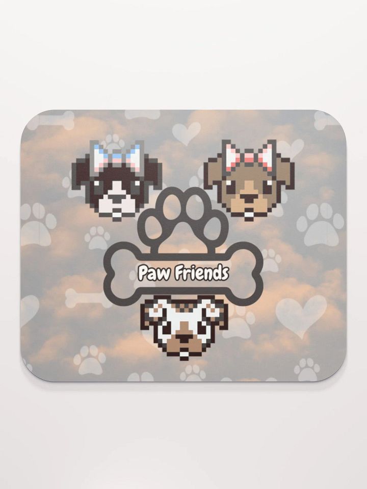 Paw Friends Pixel Art Mouse Pad product image (2)