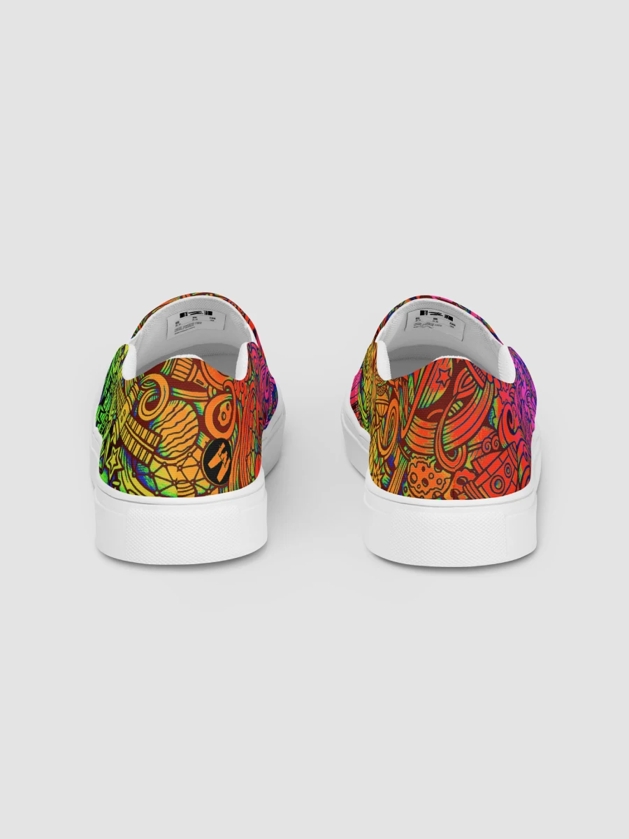 Rainbow Space Scribble - Women’s Slip-ons | #MadeByMELO product image (8)