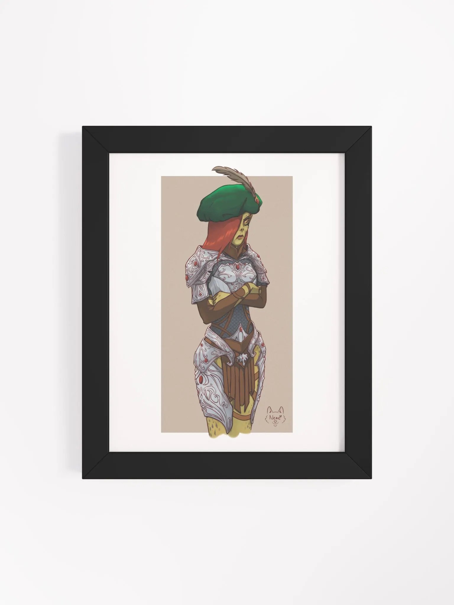 Framed Lae'zel Art Print product image (4)