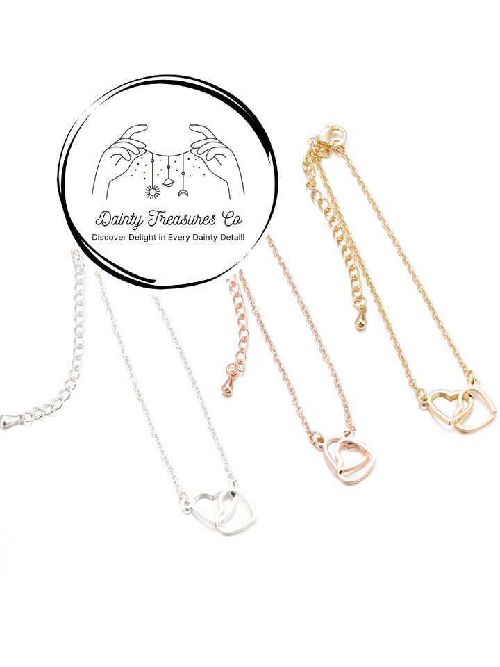 Duo Dainty Heart Bracelet 💕 product image (2)
