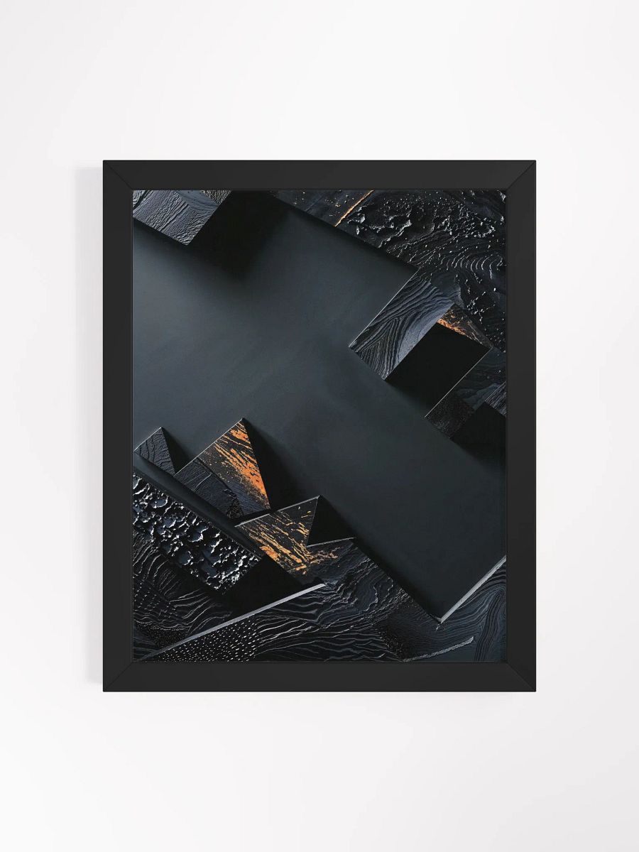 Ashes of Geometry Framed Print product image (5)