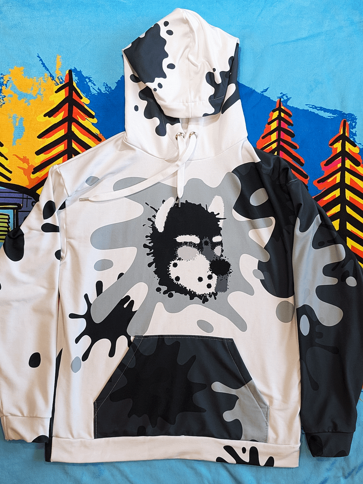 Chaos Splatter Hoodie - White product image (1)