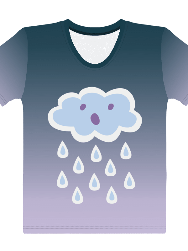 Surprised Cloud Pajama Shirt product image (1)