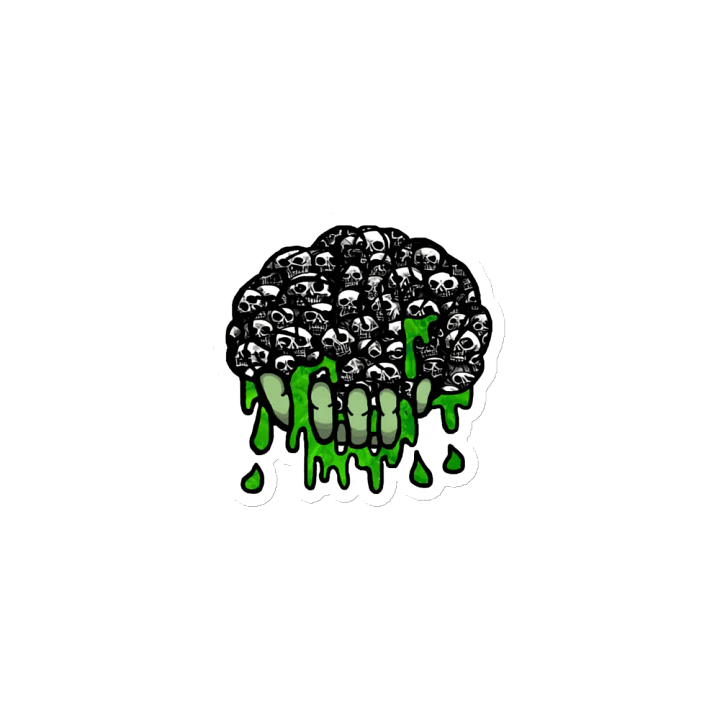 Skull Brain Drip Magnets product image (1)